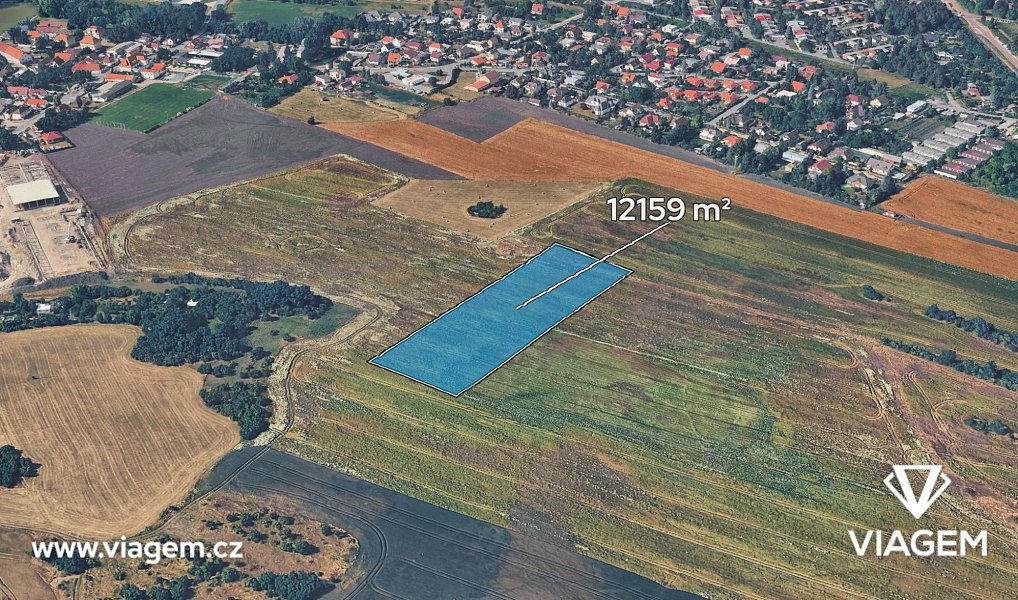 Prodej pole 337 m², Kojetice – fotka 1 z 5