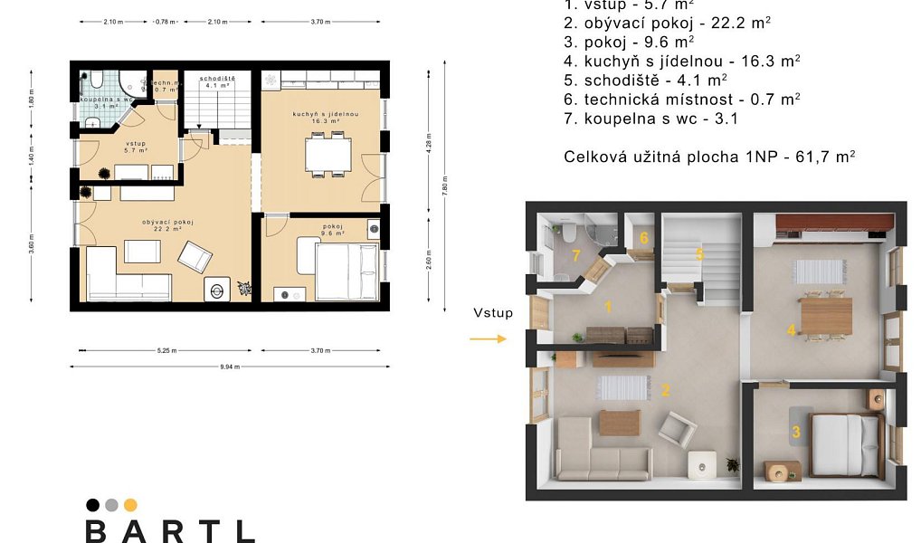 Prodej domu 118 m² s pozemkem 204 m², Frymburk – náhled fotky 20