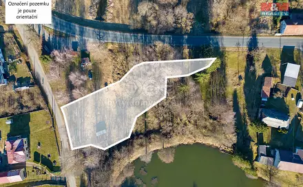 Prodej stavebního pozemku 1 787 m², Stráž - Olešná, okres Tachov