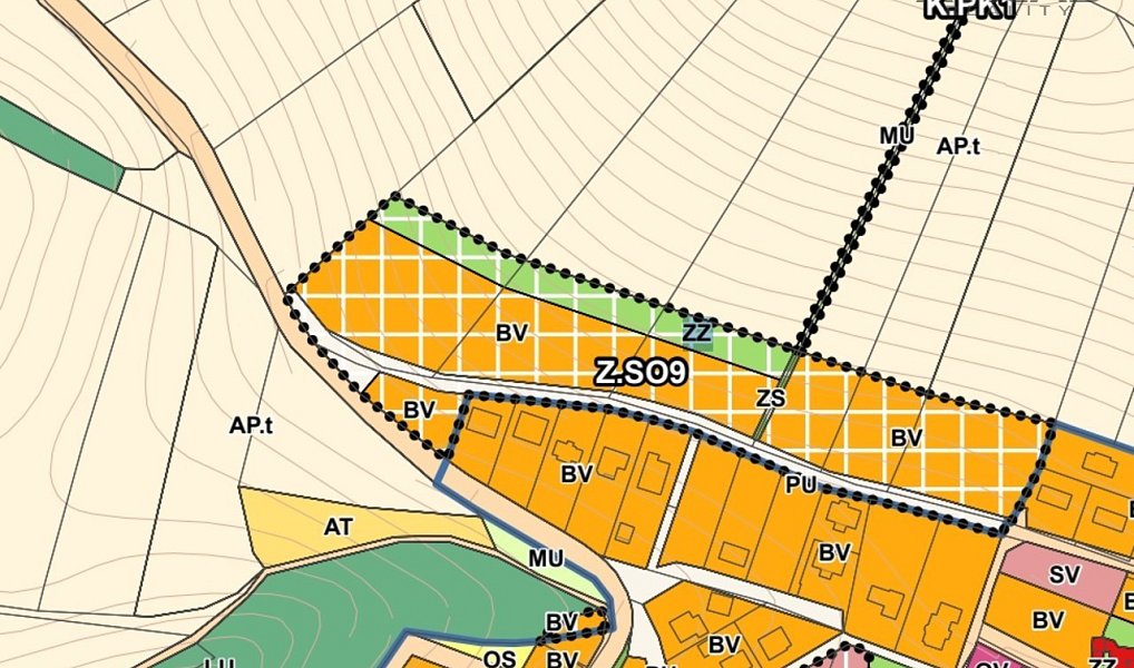 Prodej stavebního pozemku 7 885 m², Soběhrdy – náhled fotky 2