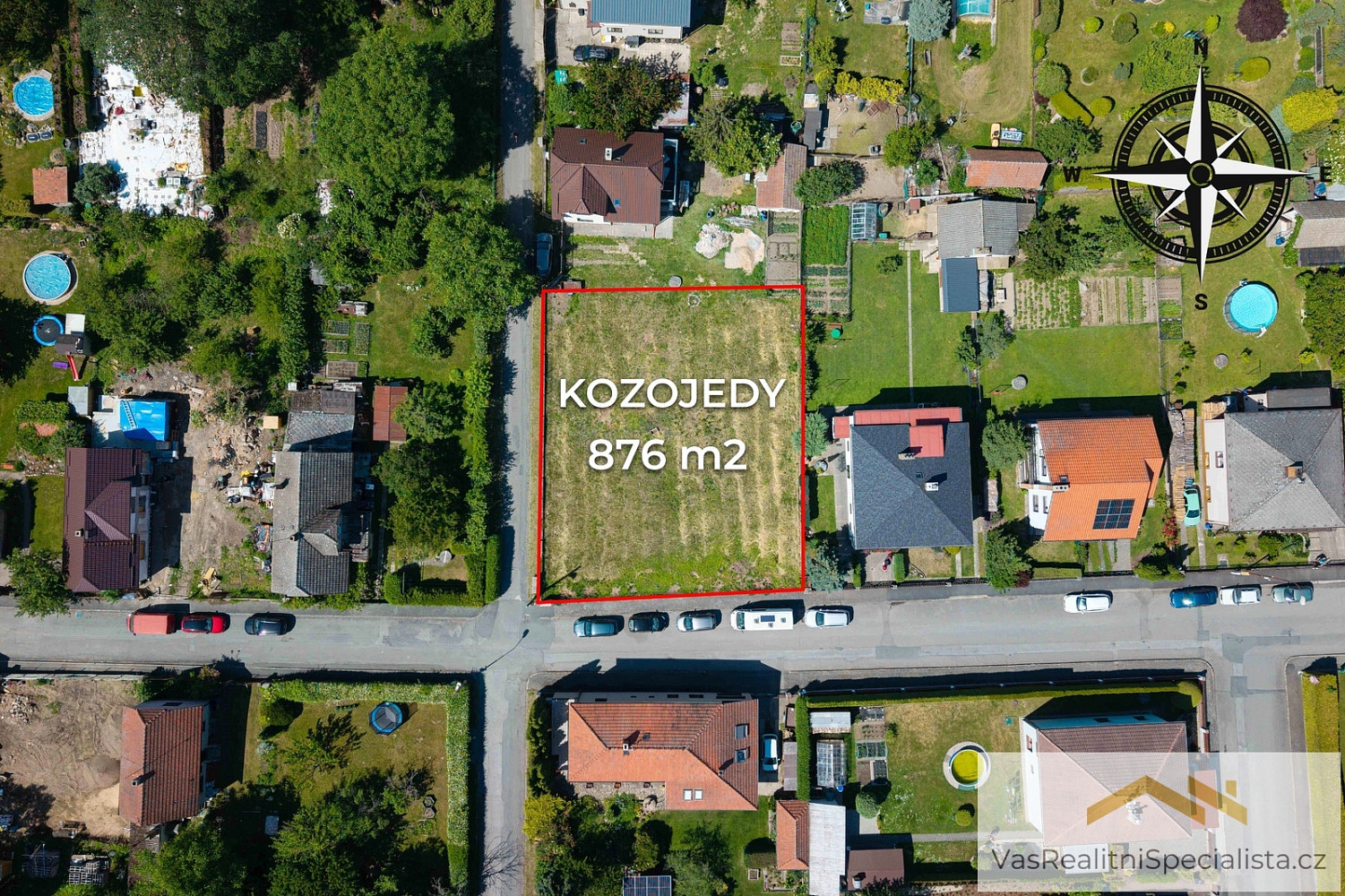 Prodej stavebního pozemku 876 m²