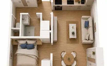 Prodej bytu 2+kk 41 m², Na Radouči, Mladá Boleslav - Mladá Boleslav II