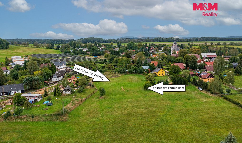 Prodej stavebního pozemku 1 899 m², Arnoltice – náhled fotky 4