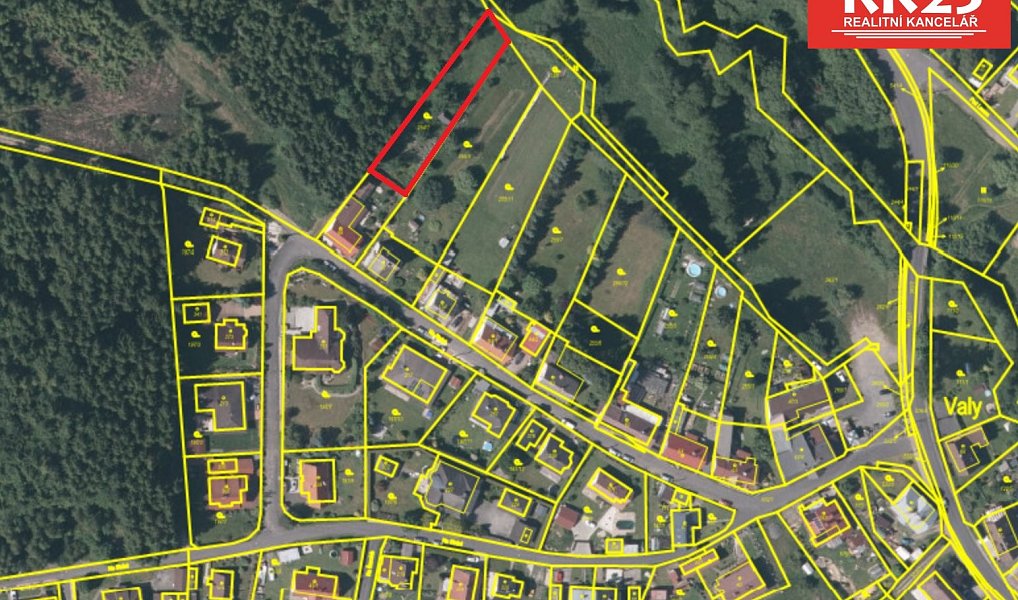 Prodej zahrady 1 072 m², Valy – náhled fotky 18