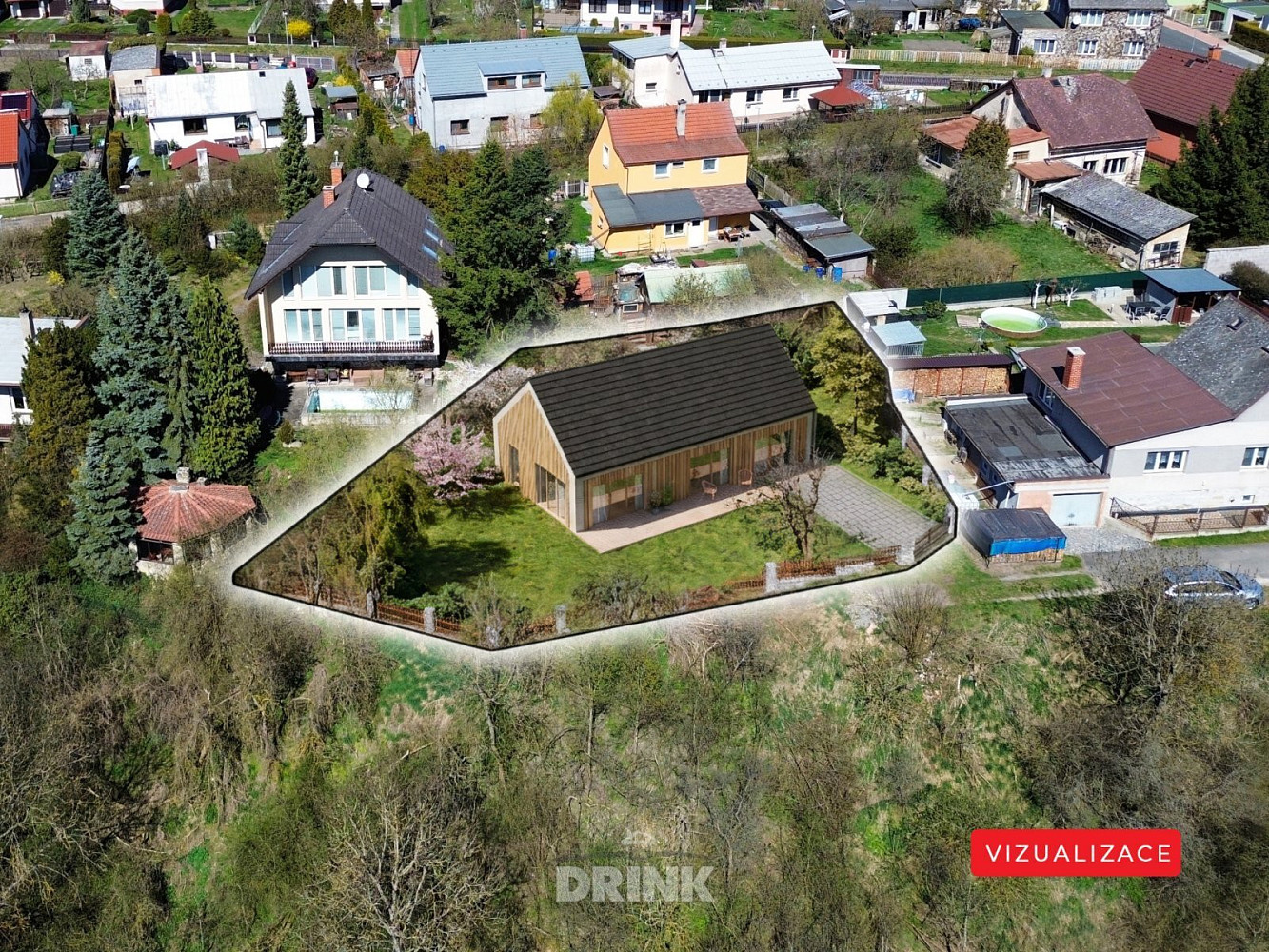 Prodej stavebního pozemku 588 m²