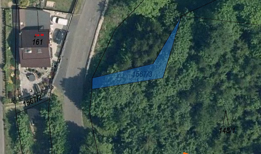 Prodej pozemku 9 m², Železný Brod – fotka 1 z 3