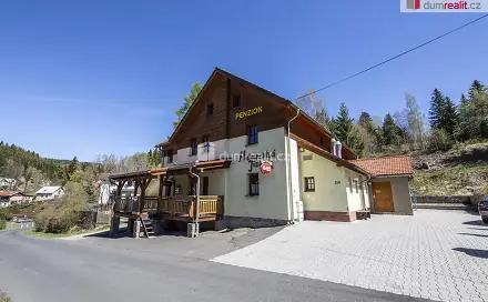 Prodej ubytovacího objektu 350 m², Nové Hamry, okres Karlovy Vary