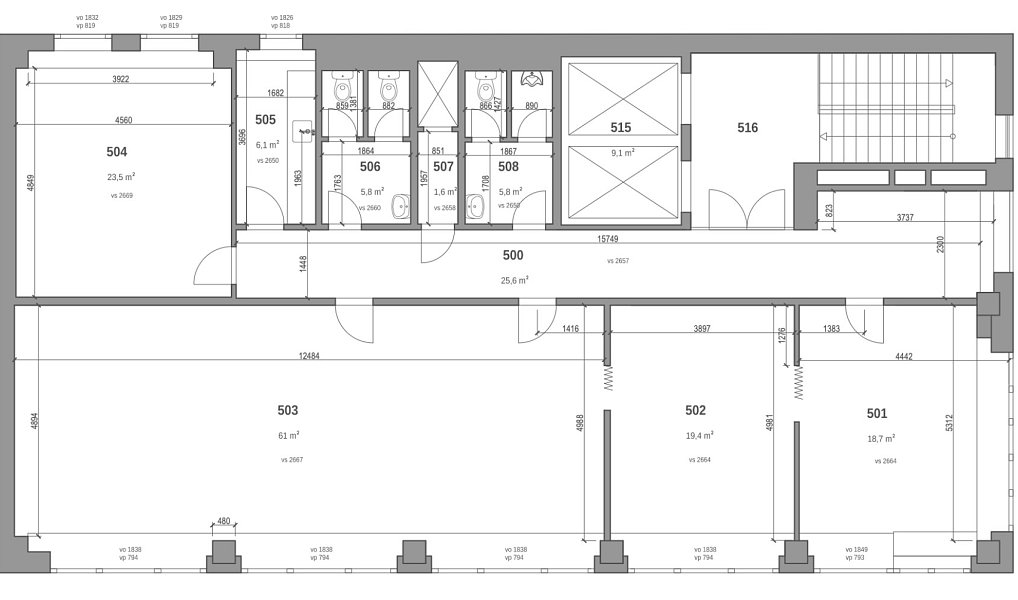 Pronájem kanceláře 167 m², Liberec – náhled fotky 3