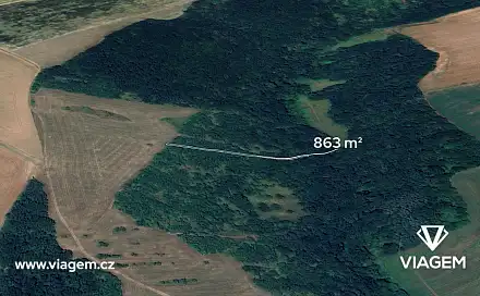Prodej pole 863 m², Popovice, okres Uherské Hradiště