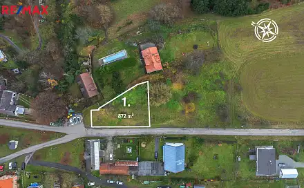 Prodej stavebního pozemku 872 m², Mukařov, okres Mladá Boleslav
