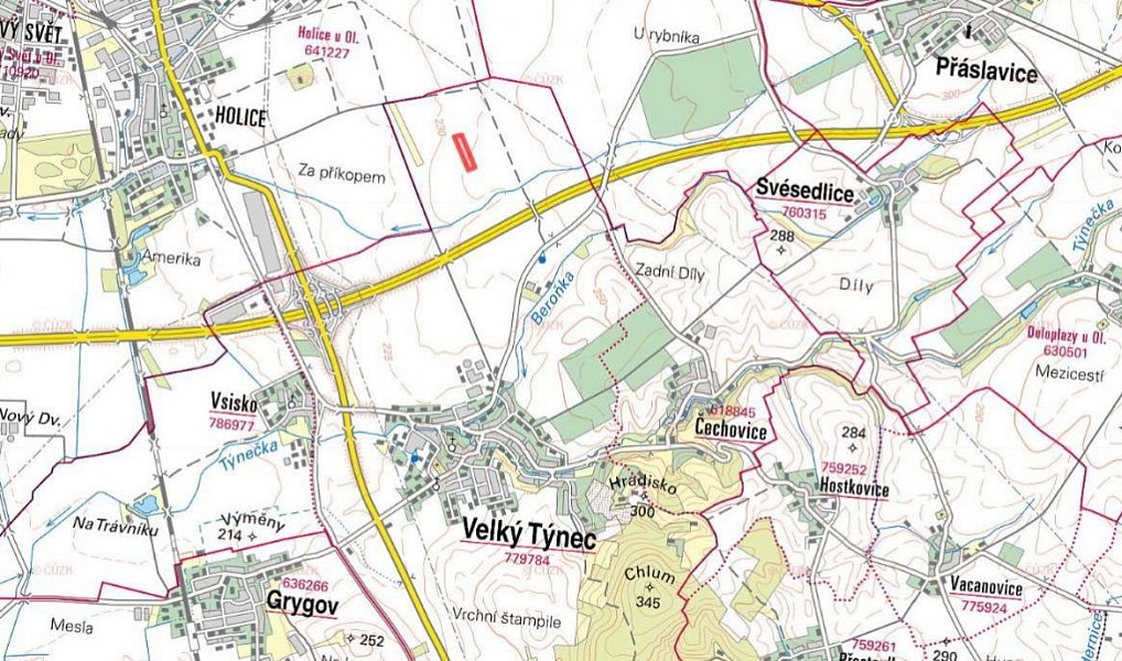 Prodej pole 15 393 m², Velký Týnec – náhled fotky 3