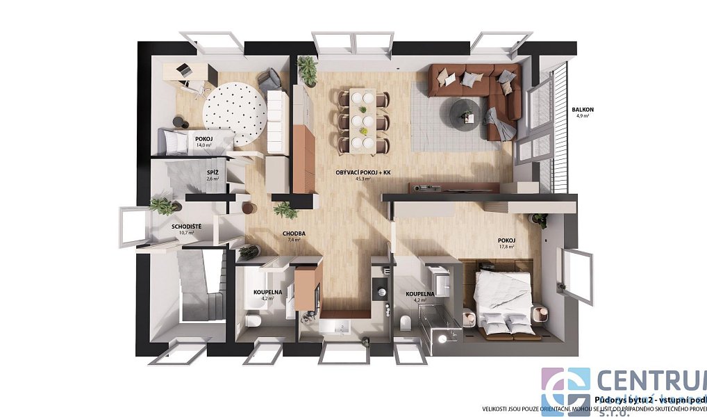 Prodej bytu 4+kk 164 m², Jablonec nad Nisou – náhled fotky 18