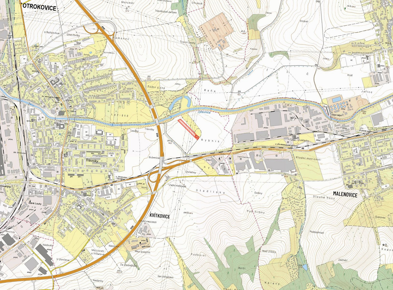 Prodej pole 9 624 m² — photo 2