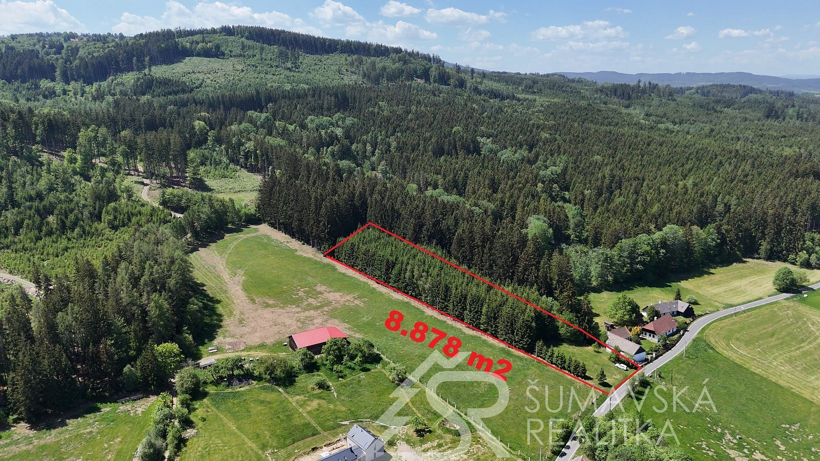 Prodej stavebního pozemku 8 878 m² – fotografie 2