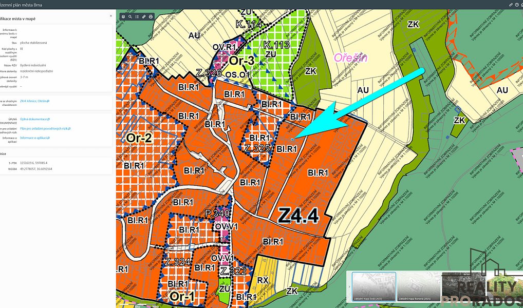 Prodej stavebního pozemku 732 m², Brno – náhled fotky 5
