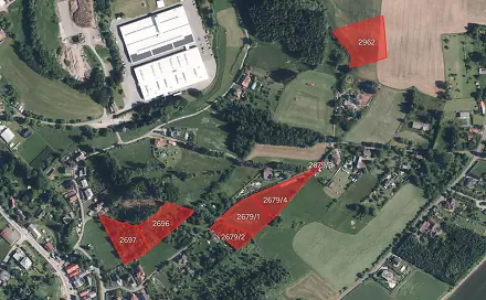 Prodej pole 5 313 m², Stará Paka, okres Jičín
