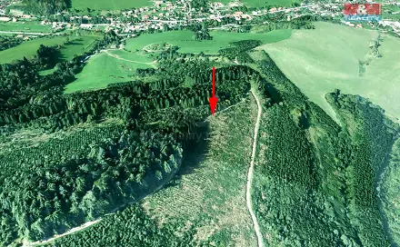 Prodej lesa 5 445 m², Lhota u Vsetína, okres Vsetín