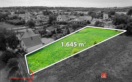 Prodej stavebního pozemku 1 645 m², Bechlín, okres Litoměřice