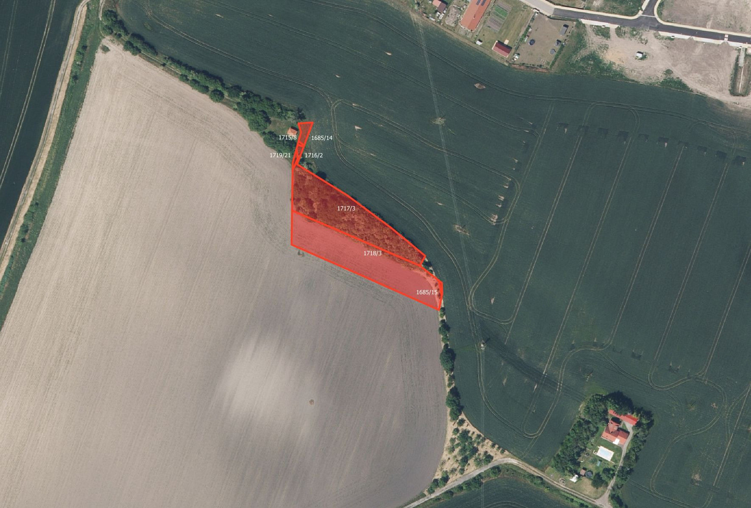 Prodej pole 3 441 m²
