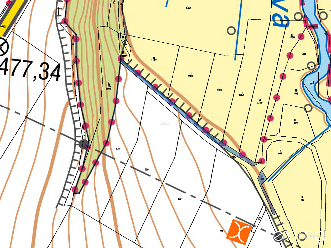 Prodej pole 100 m² – fotografie 3