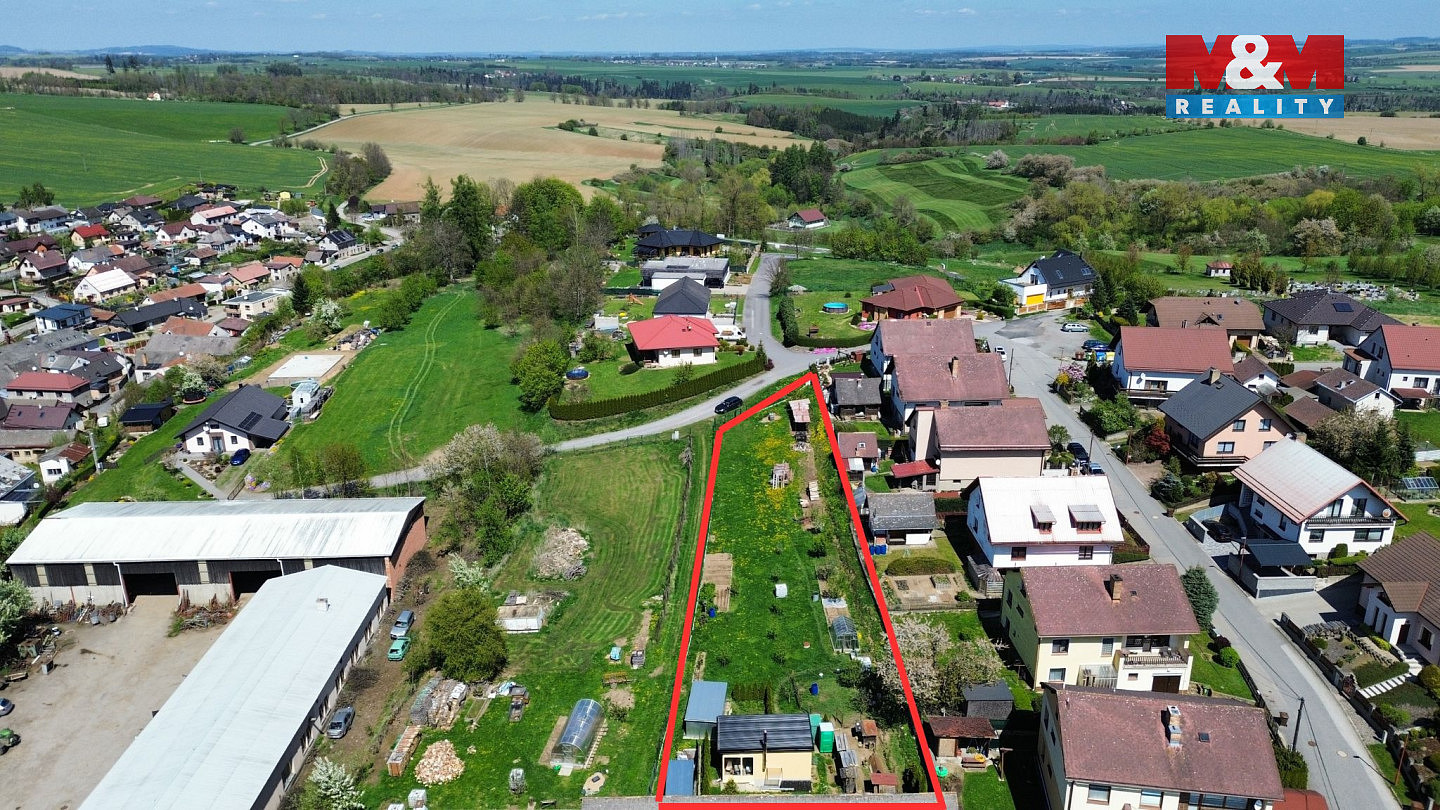 Prodej stavebního pozemku 1 496 m² – pohled 4