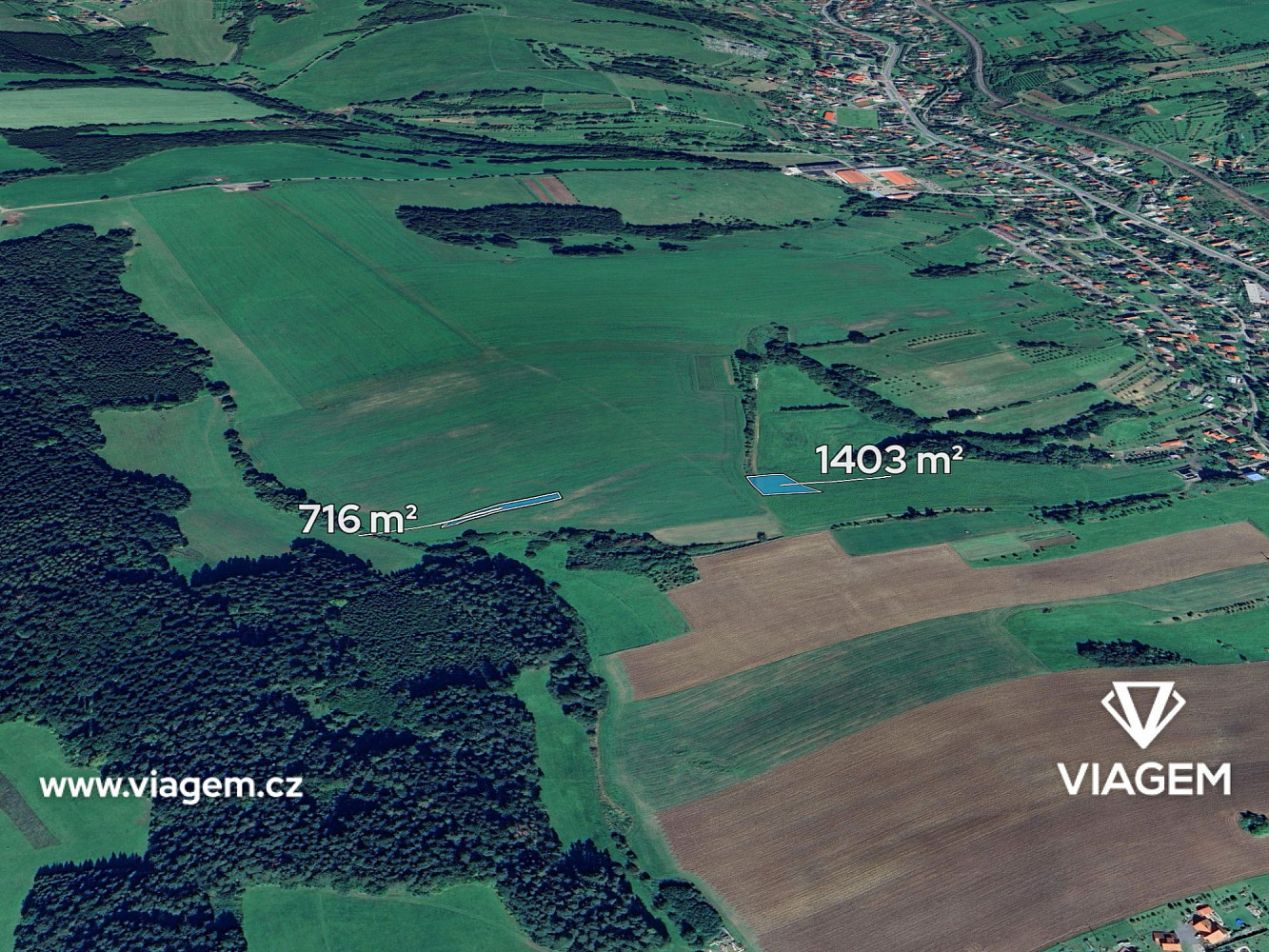 Prodej pole 706 m²