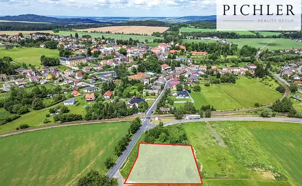 Prodej stavebního pozemku 2 195 m², Mirošov, okres Rokycany