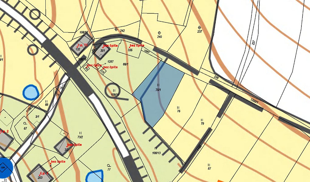 Prodej stavebního pozemku 90 m², Vítanov – náhled fotky 3