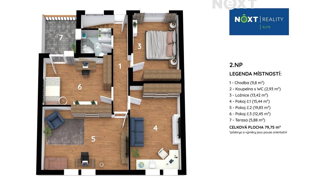 Prodej domu 162 m² s pozemkem 132 m², Troubsko – náhled fotky 4