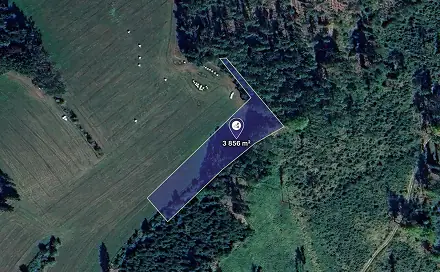 Prodej louky 3 856 m², Pravonín, okres Benešov