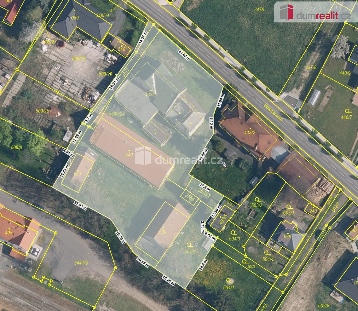 Prodej stavebního pozemku 4 412 m²