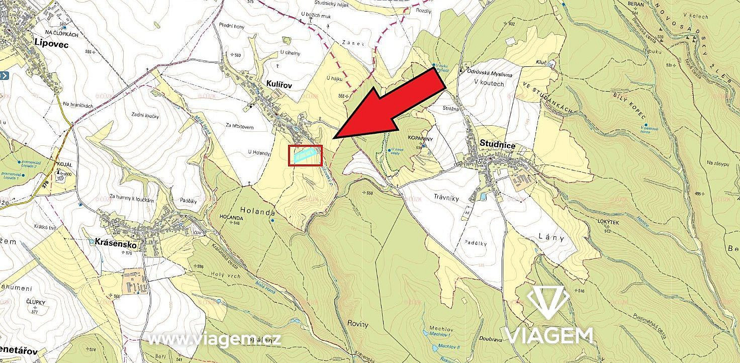 Prodej pole 610 m² – fotografie 3