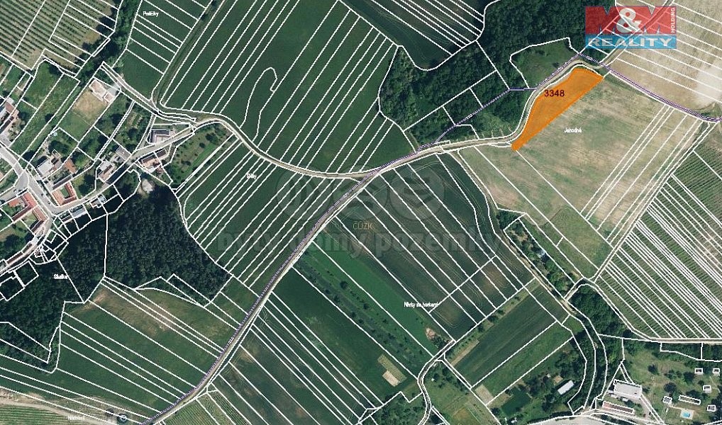 Prodej pole 1 000 m², Ježov – náhled fotky 3