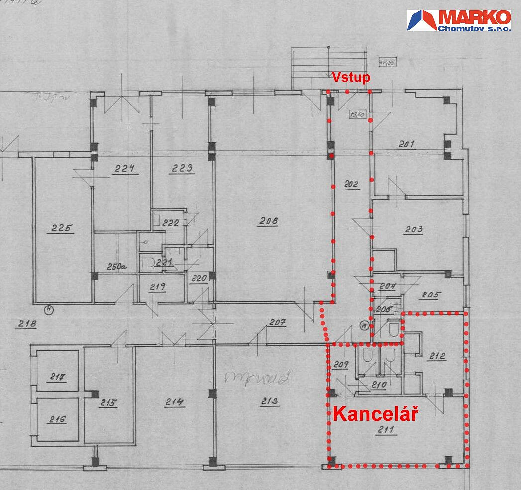 Pronájem kanceláře 100 m² – pohled 6