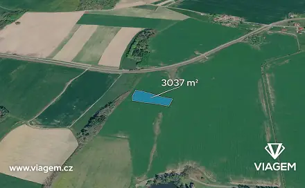 Prodej pole 3 037 m², Příkosice, okres Rokycany