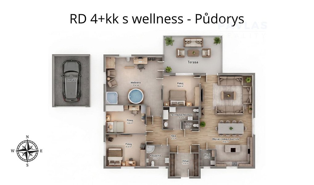 Prodej domu 233 m² s pozemkem 678 m², Jindřichův Hradec – náhled fotky 26