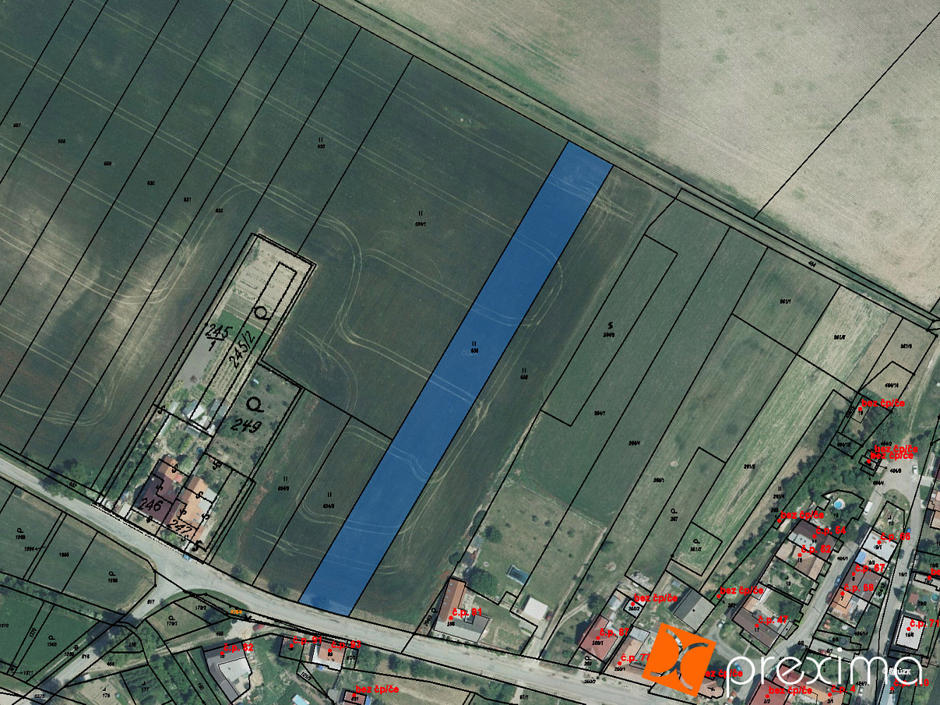 Prodej stavebního pozemku 1 292 m²