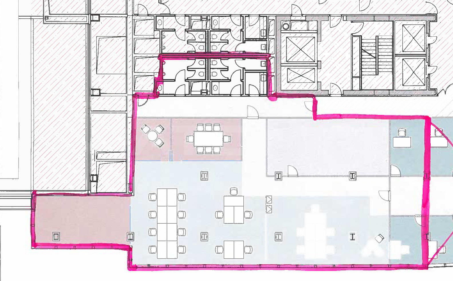 Podnájem kanceláří o výměře 431 m² v objektu City Tower, Praha 4 – pohled 3