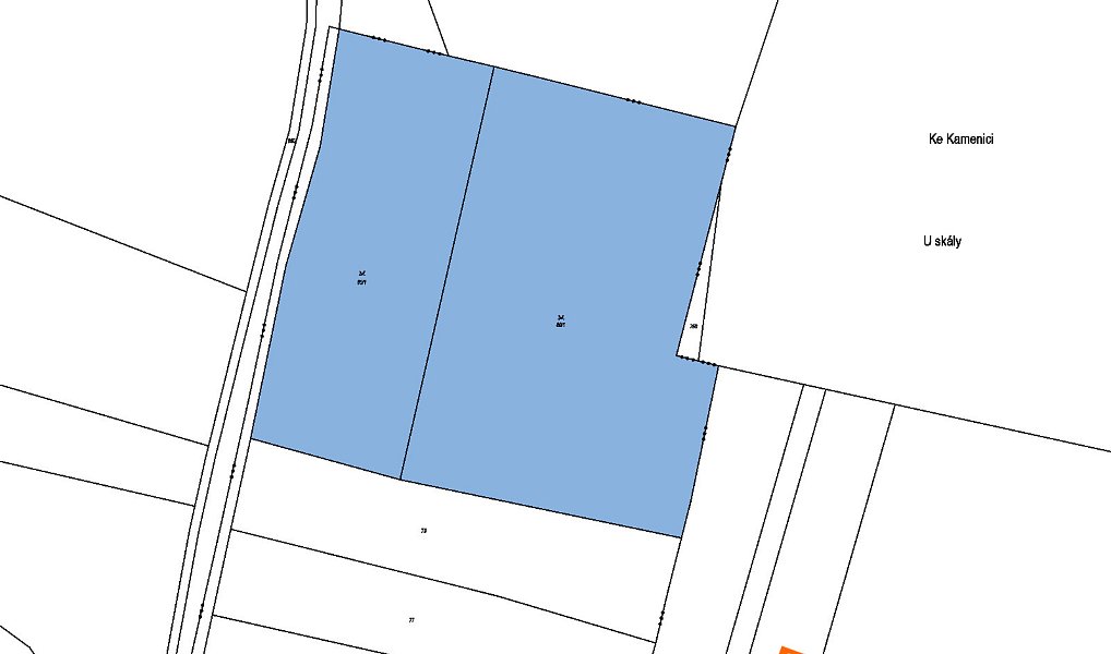 Prodej pozemku 3 320 m², Chržín – náhled fotky 2