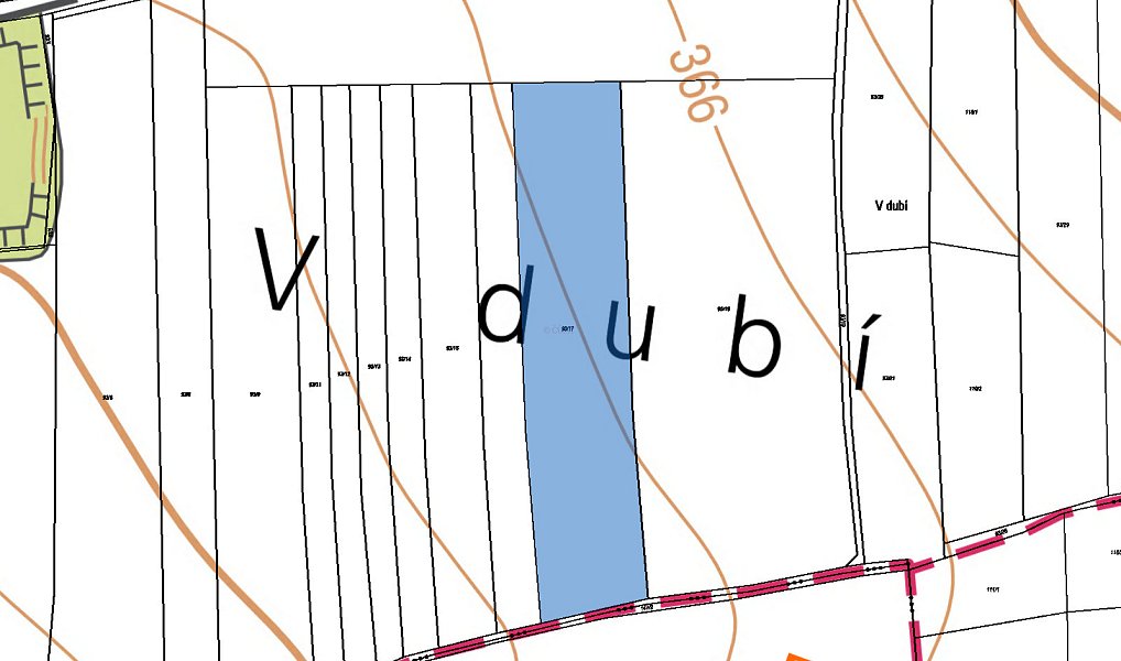 Prodej pole 2 507 m², Nučice – náhled fotky 3