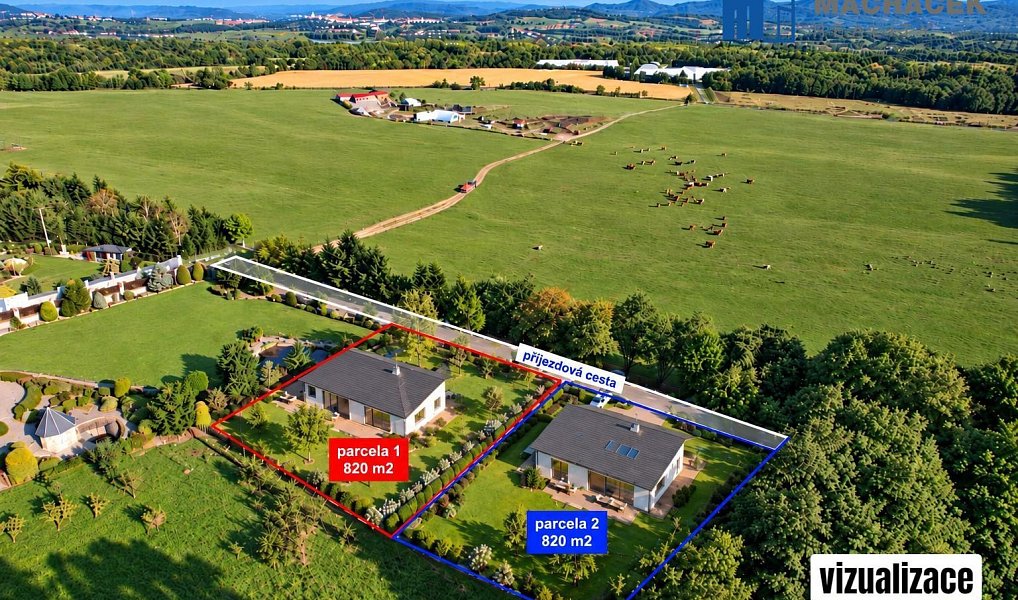 Prodej stavebního pozemku 820 m², Háj u Duchcova – náhled fotky 3
