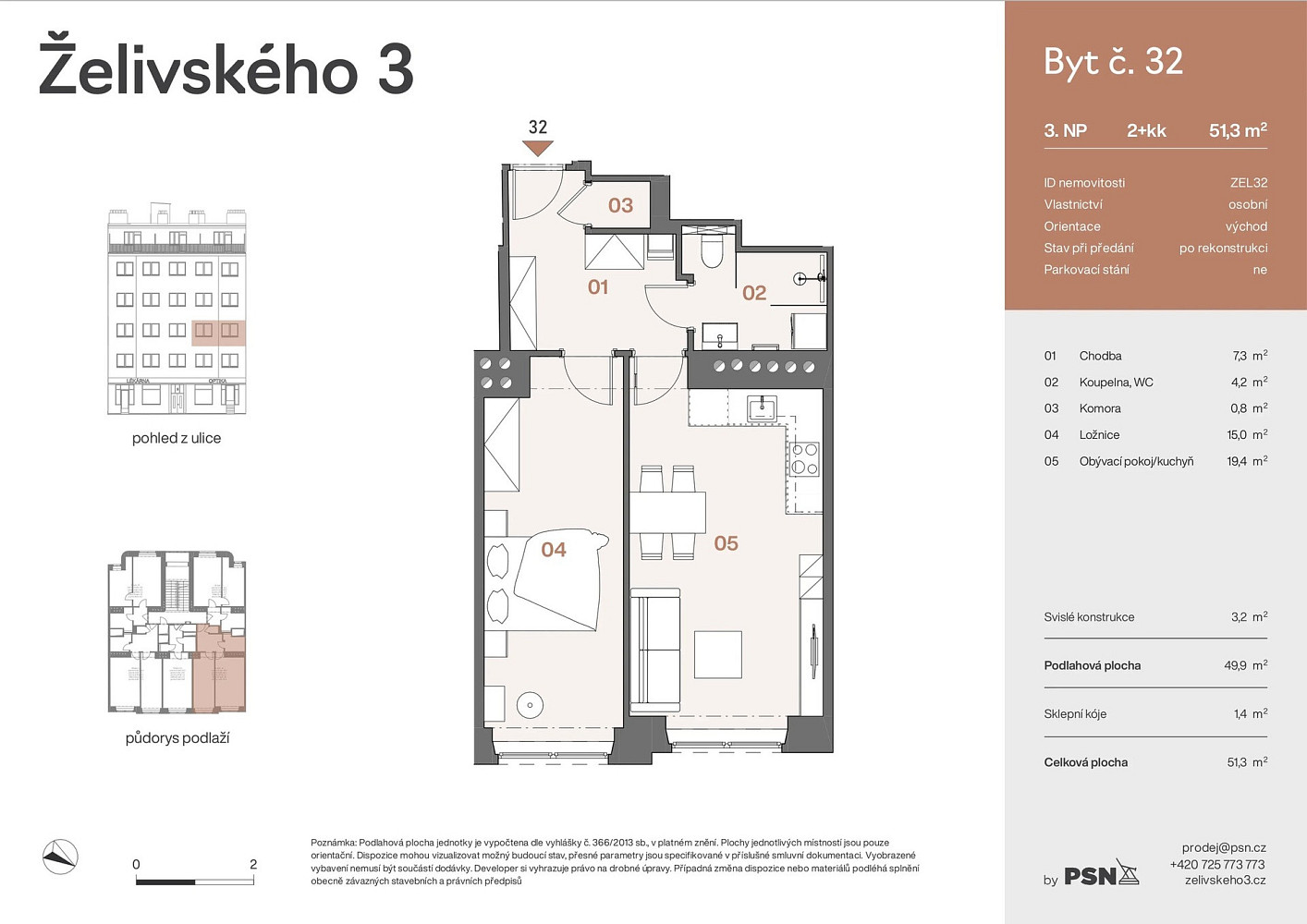 Prodej bytu 2+kk 47 m² — photo 2
