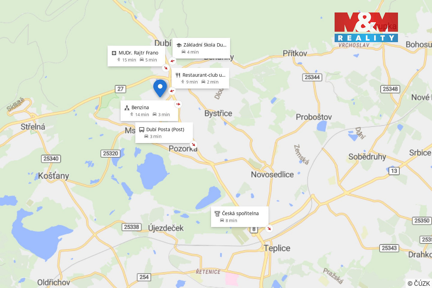 Prodej stavebního pozemku 823 m² – pohled 5