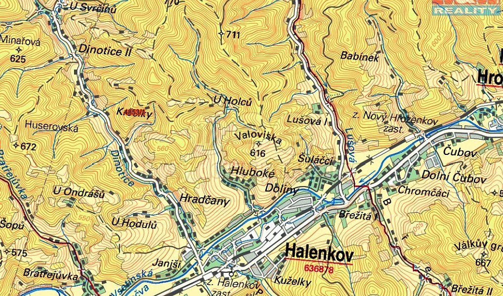 Prodej lesa 3 244 m², Halenkov – náhled fotky 2