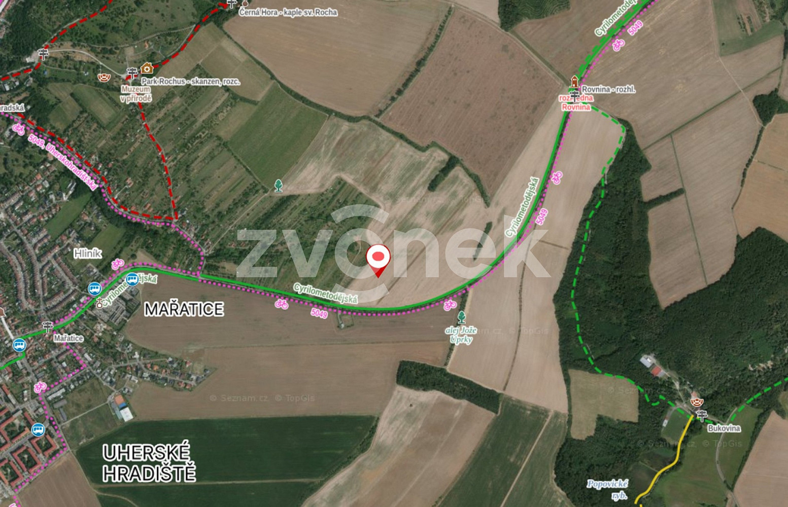Prodej stavebního pozemku 4 041 m² – fotografie 3