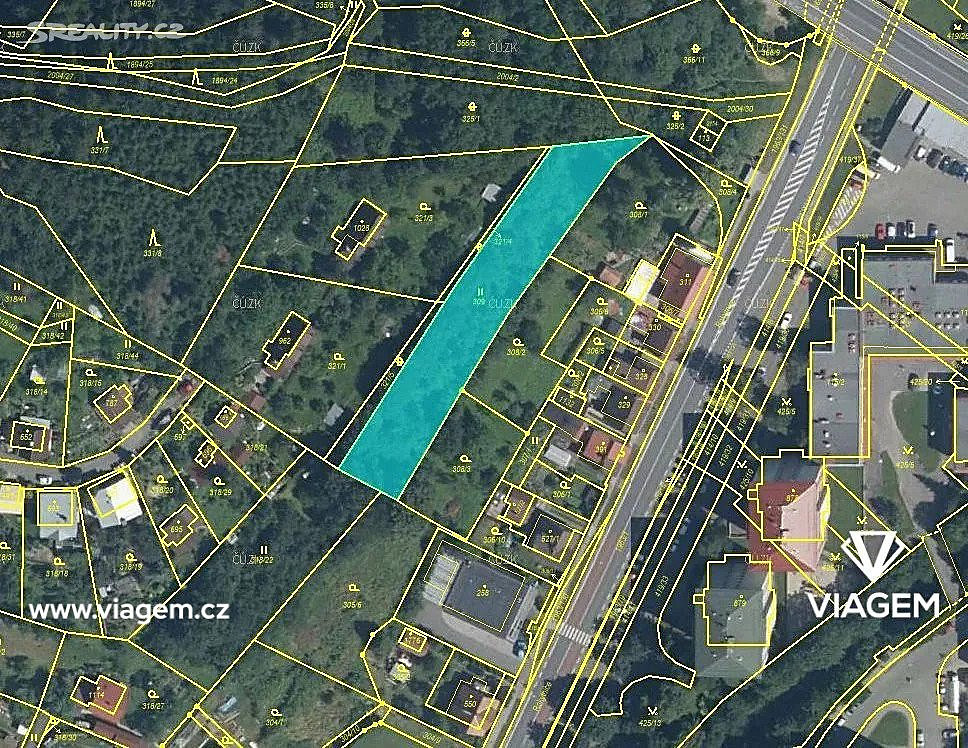 Prodej stavebního pozemku 893 m² – fotografie 3