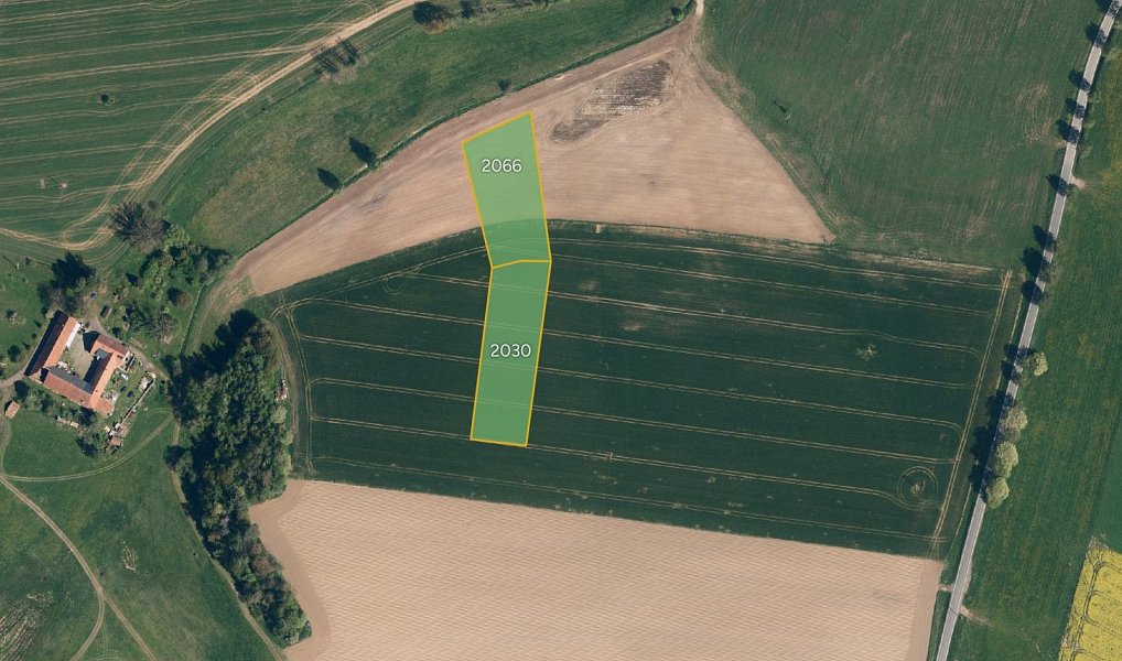Prodej pole 15 867 m², Obrataň – náhled fotky 2