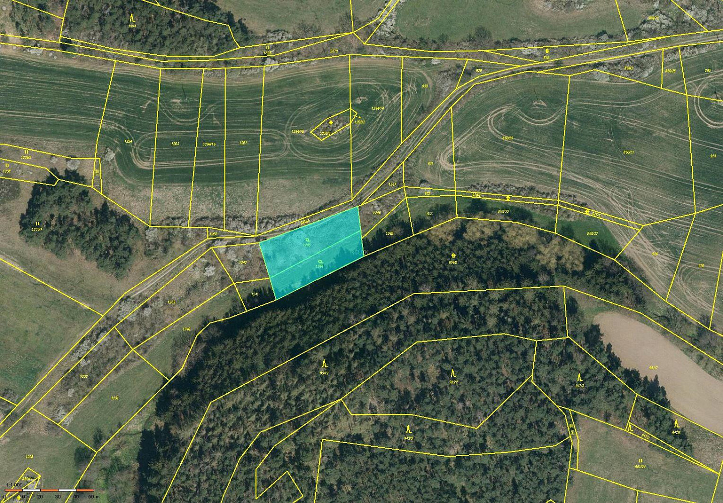 Prodej zahrady 1 687 m²