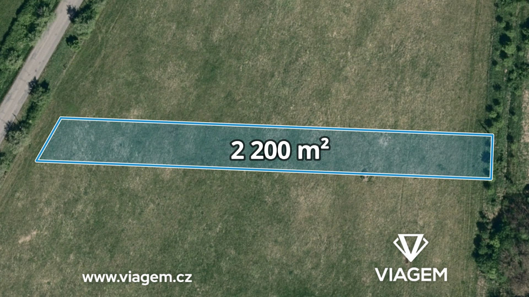 Prodej pole 1 100 m²