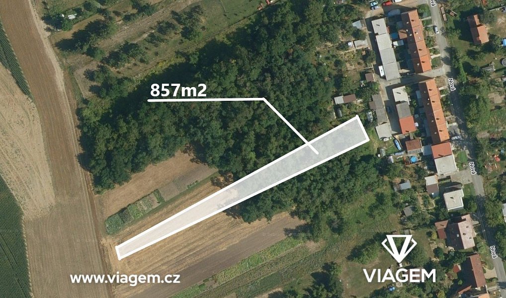 Prodej zahrady 856 m², Bošovice – náhled fotky 2